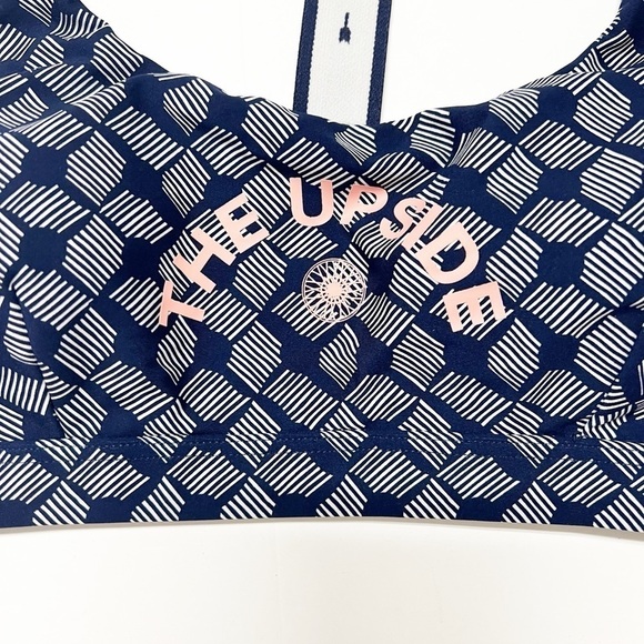 The Upside X Soul Cycle Womens The Alexa Vintage Printed Sports Bra Size US 10 - Picture 2 of 7